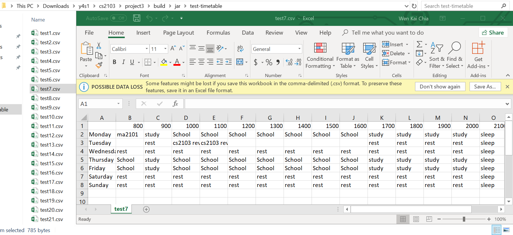 addTimetable step 2